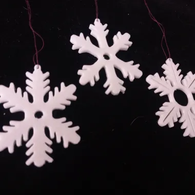Snowflake ornament set-0