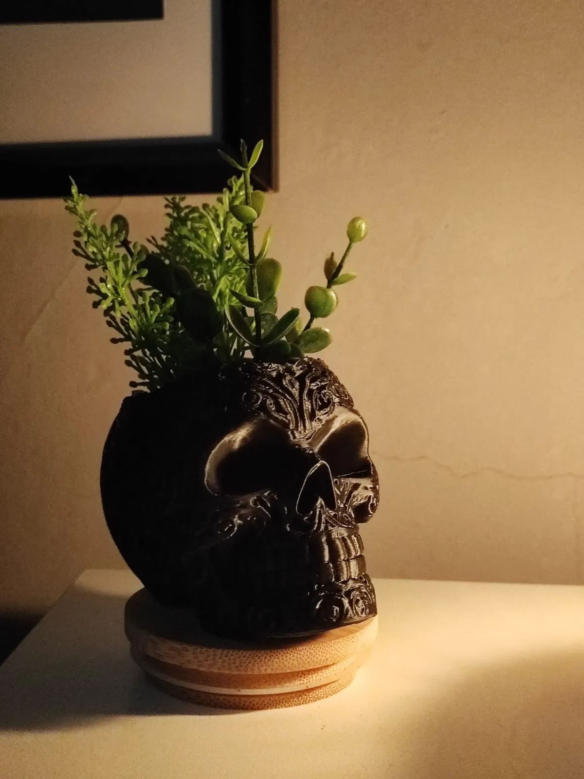 Skull Shaper Pot/Planter Cover-2