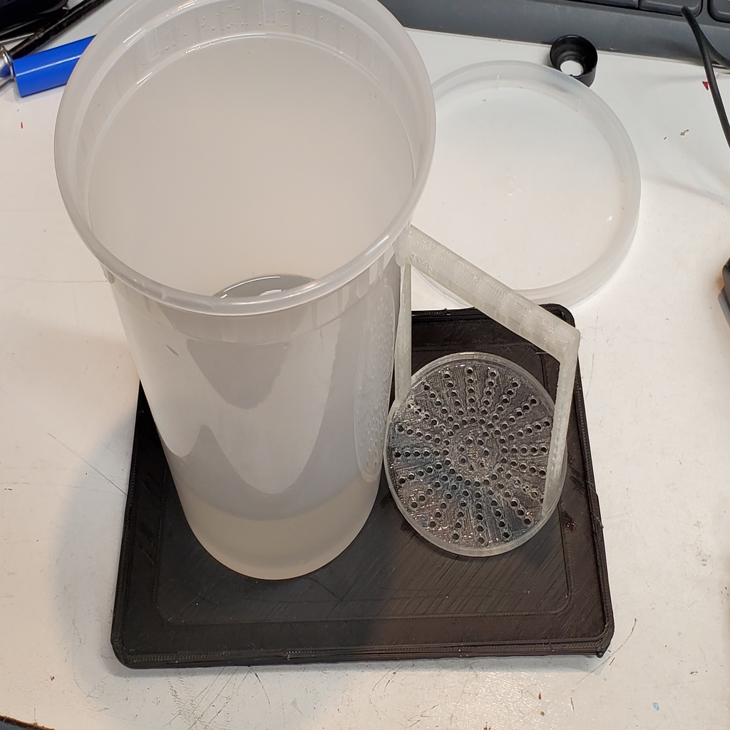 Manual Part Washer Strainer for SLA Resin printing 3D models download