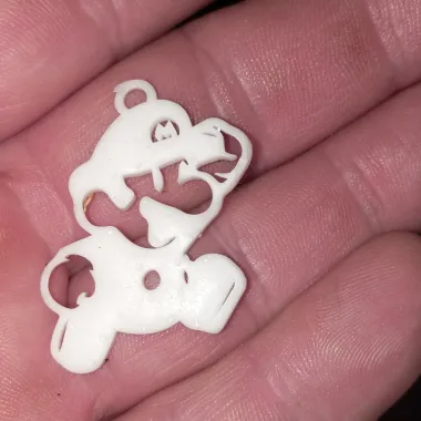 MARIO BROS JUMPING KEYRING-0