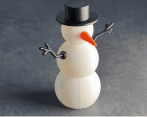 Magnetic Assembly Snowman