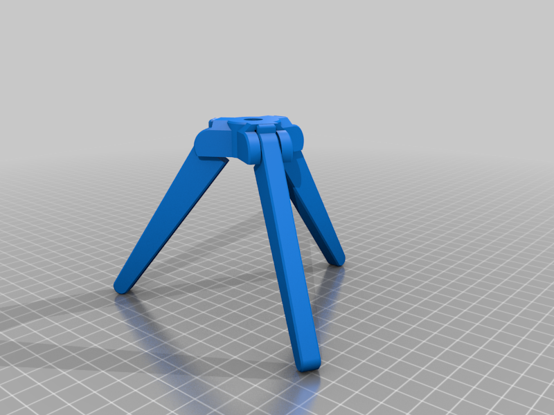 Customizable small tripod 3d models download creality cloud