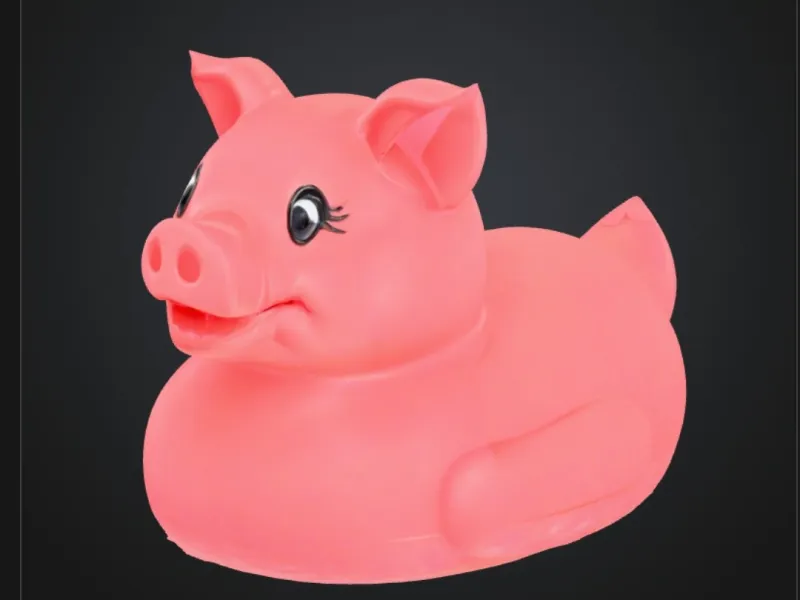 Pig Rubber Duck 