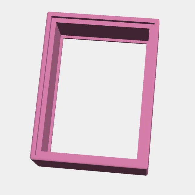 Shadow Box Frame 5"x7" inside