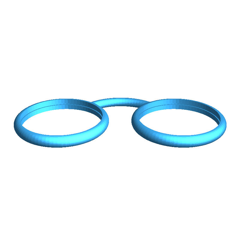Dagobert Duck Brille (Scrooge McDuck Glasses)