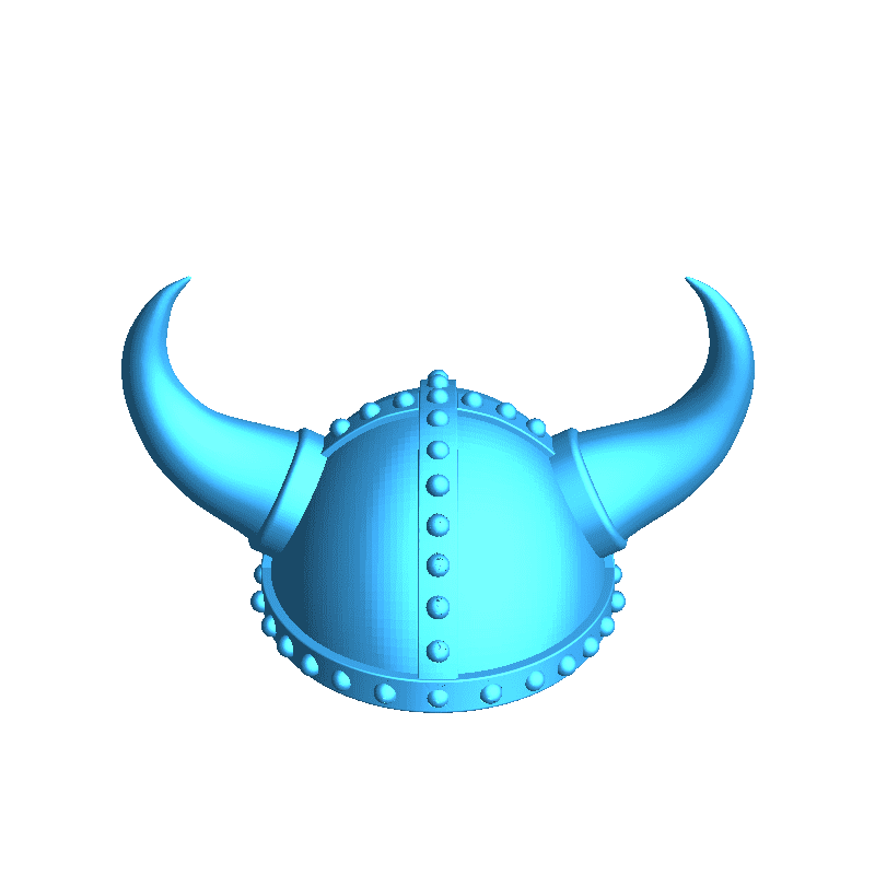 Viking Skull and Viking Helmet