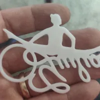 Giulia rhythmic gymnast keychain-0