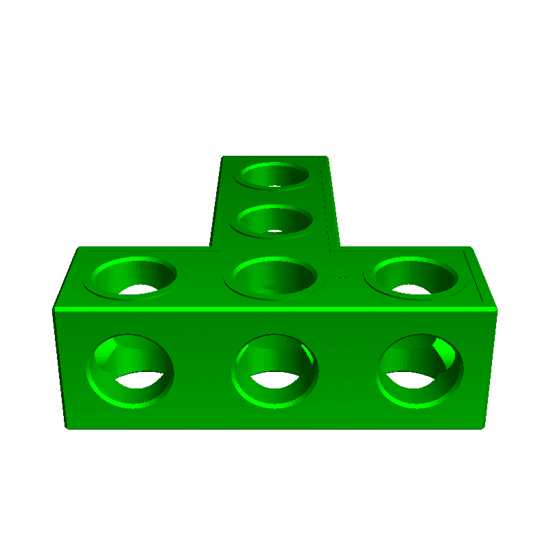 STEMFIE - Parts - Beams - Angled - T-shaped - Symmetric