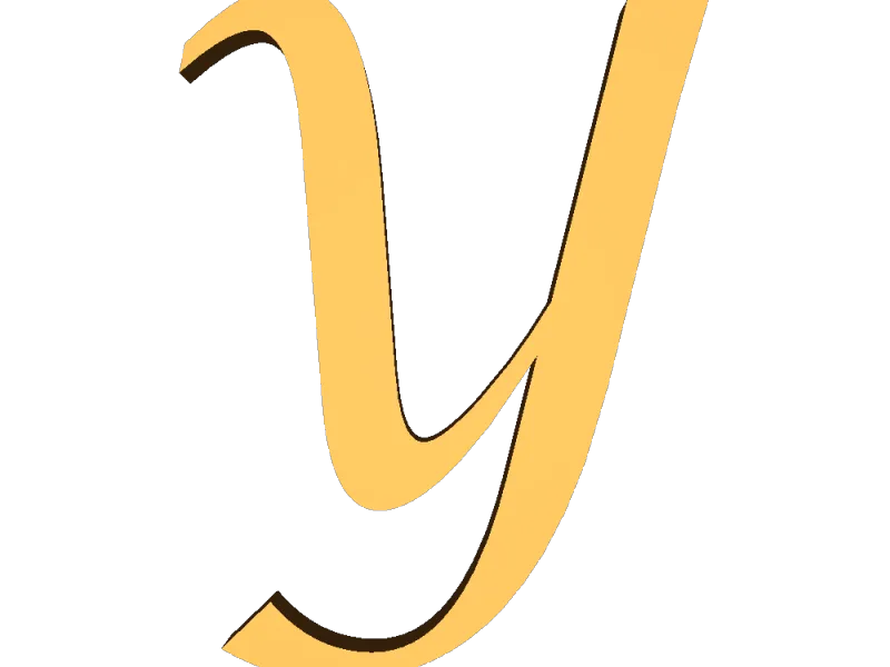 Cursive letters