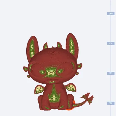 dragon sitting -0