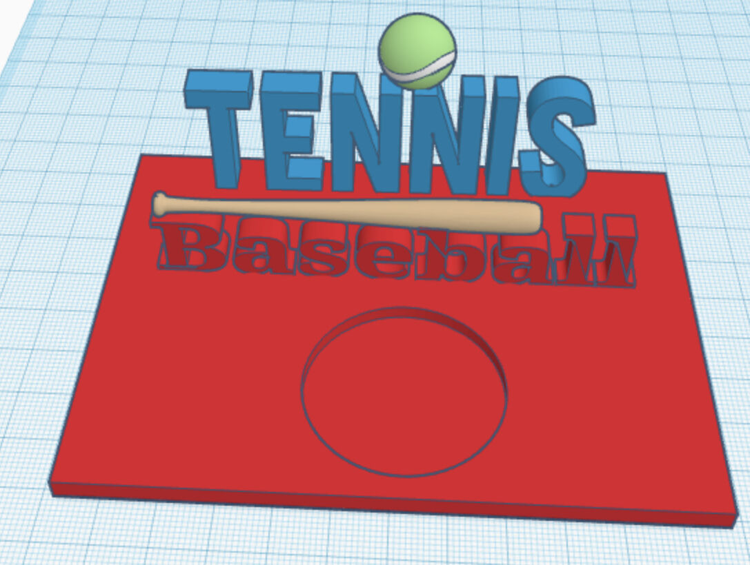 Baseball and tennis tea light