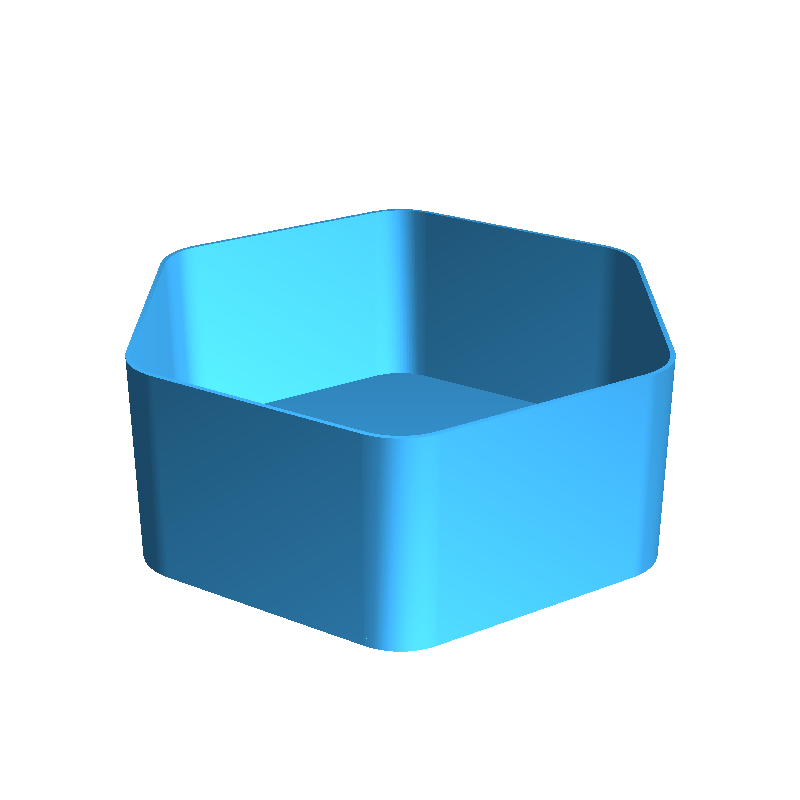 Hexagonal, nestable box (v1)