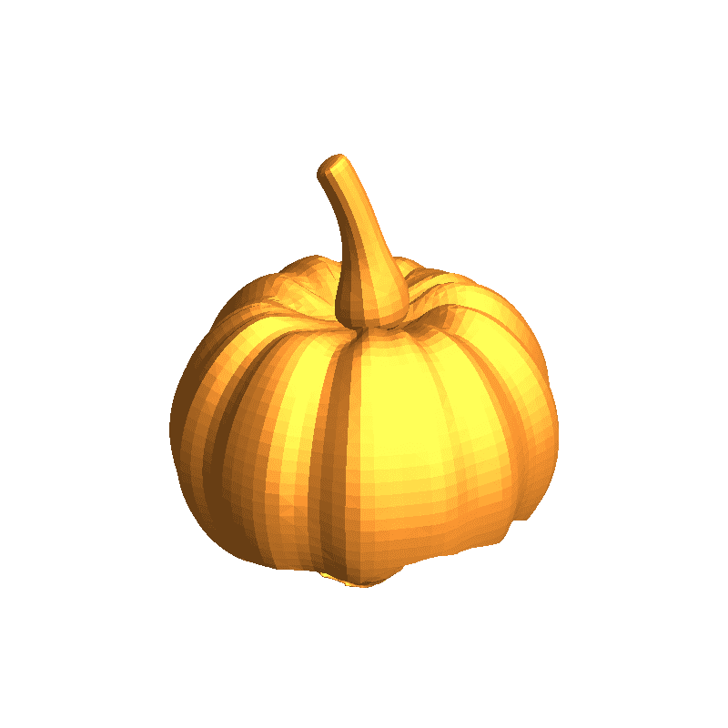 A pumpkin in a Zombie hand