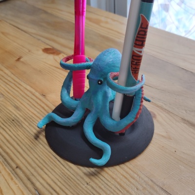 octopus pen holder 🐙 🖊️
