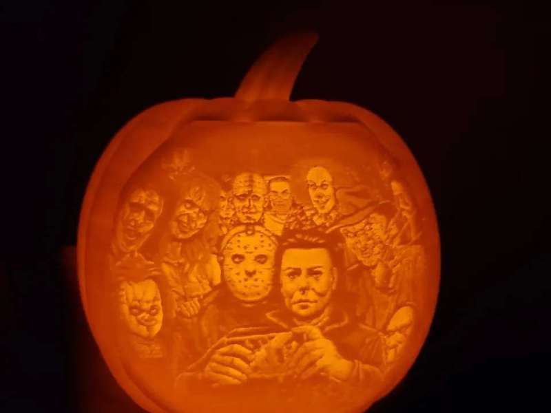Cadılar Bayramı led çay ışıklı jack-o-lantern
