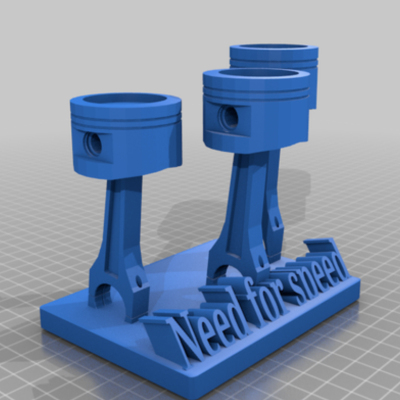 Tea light need for speed piston head
