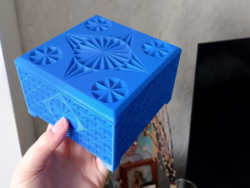 The box is carved v2