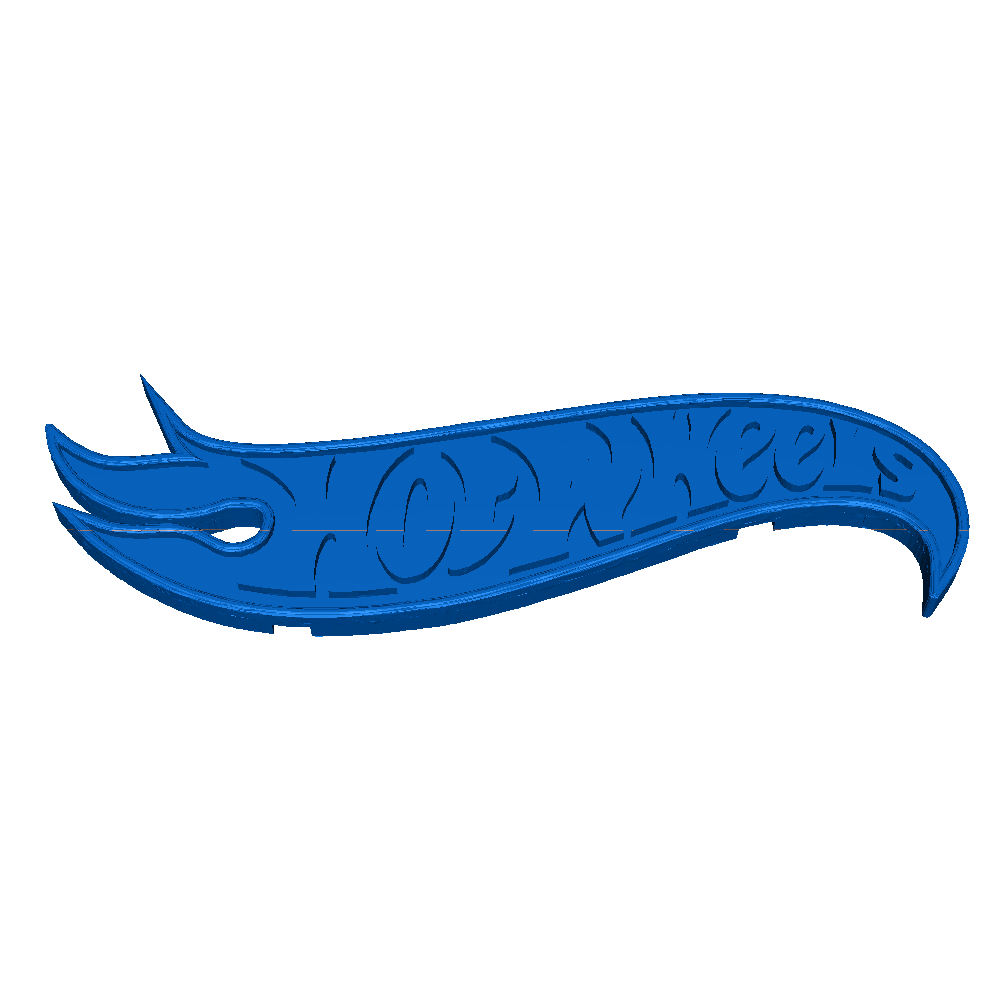 3D Printer Files 3MF File hot wheels logo Creality Cloud