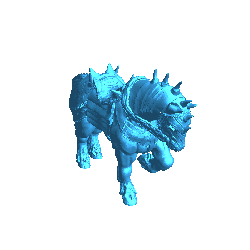 Caballo de batalla Acción