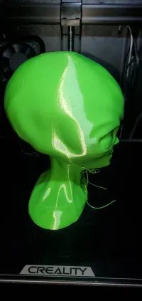 CUTE ALIEN BUST SCULPTURE FREE | UFO | BGGT FAN ART-1