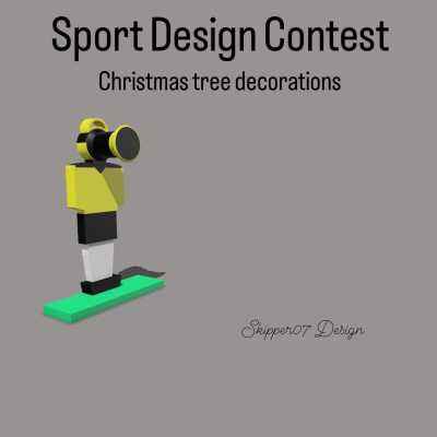 Christmas tree decorations/Key Holder  3d model