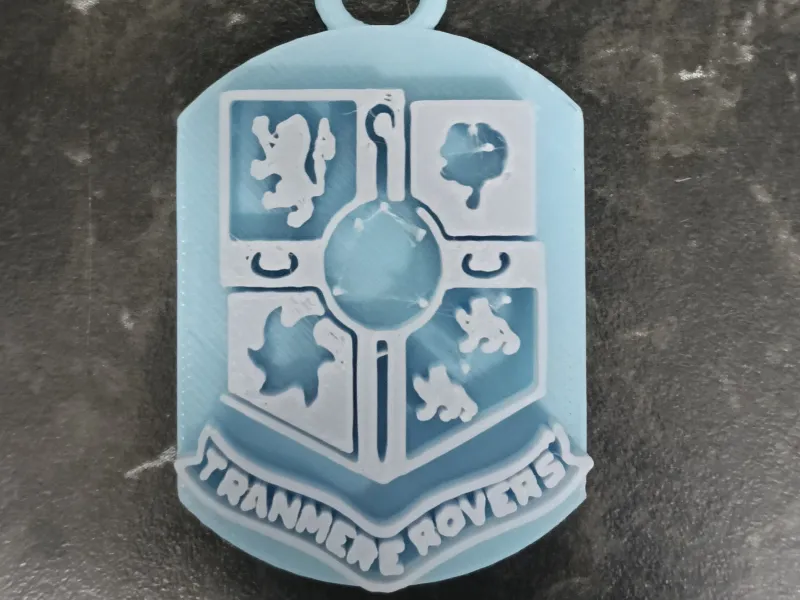 Tranmere rovers keychain