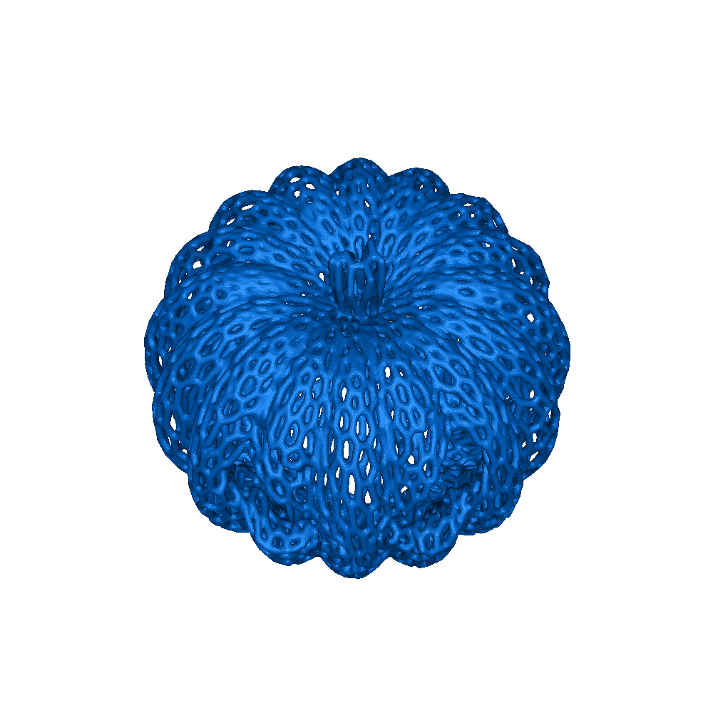 Voronoi Halloween Pumpkin | Jack Skellington Style