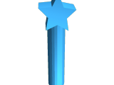 Magic wand with star-0