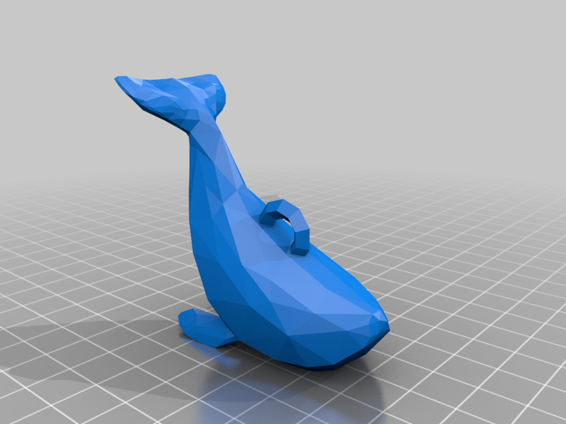 WHALE LOW POLY | 3D models download | Creality Cloud