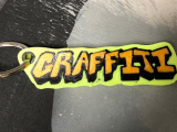 graffiti multicolour keychain-1