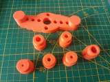 wood dowel hole drilling guide jig-1