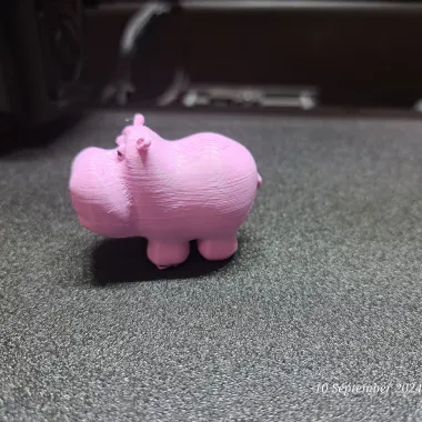 Cute hippo animal model-1