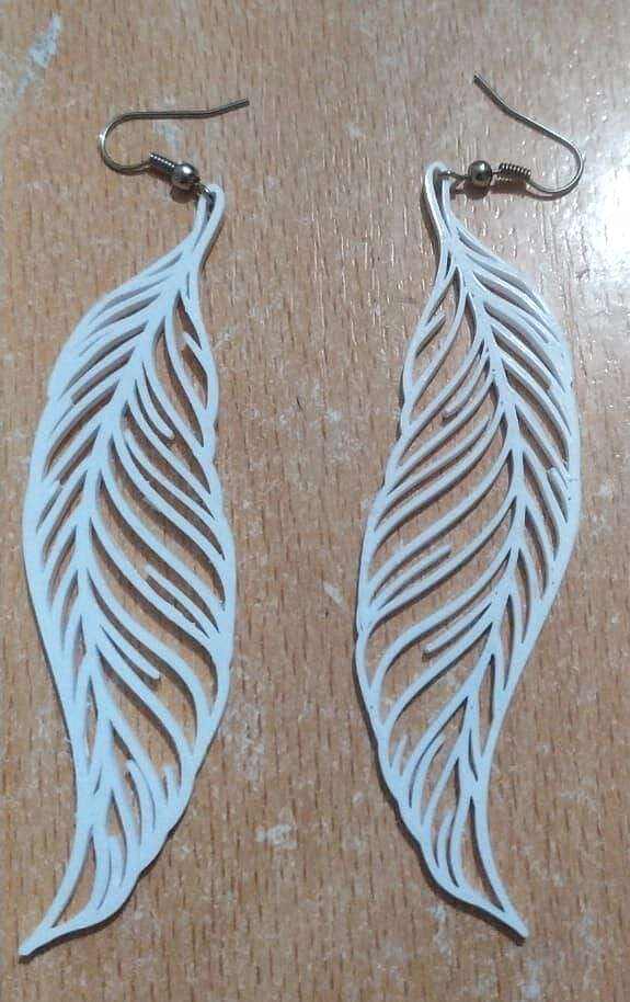 Feather earring