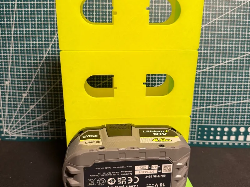 Ryobi battery stand