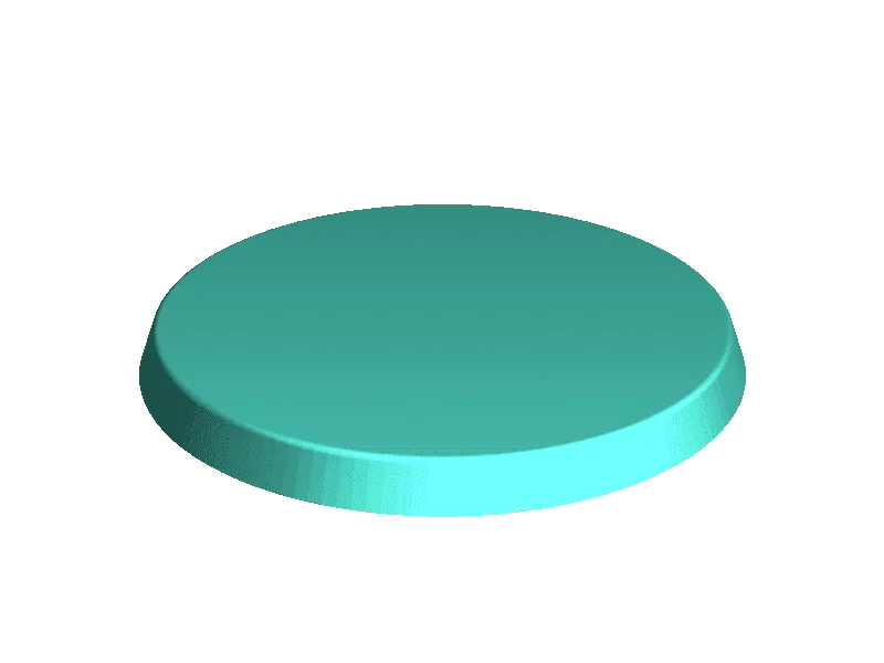 Base pour figurines - Redimensionnable