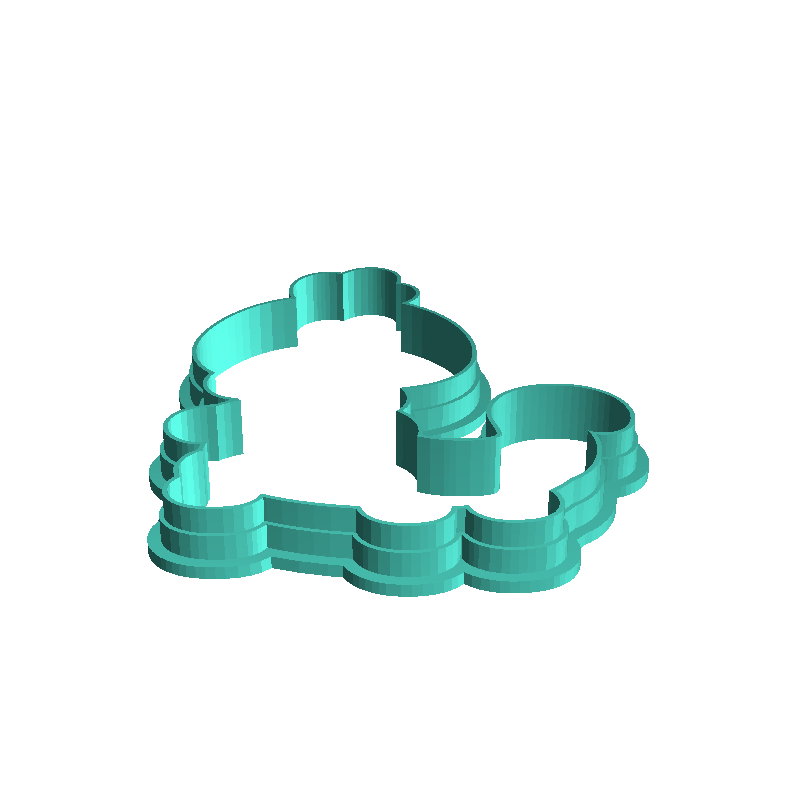 Monsters Inc cookie cutter set of 6