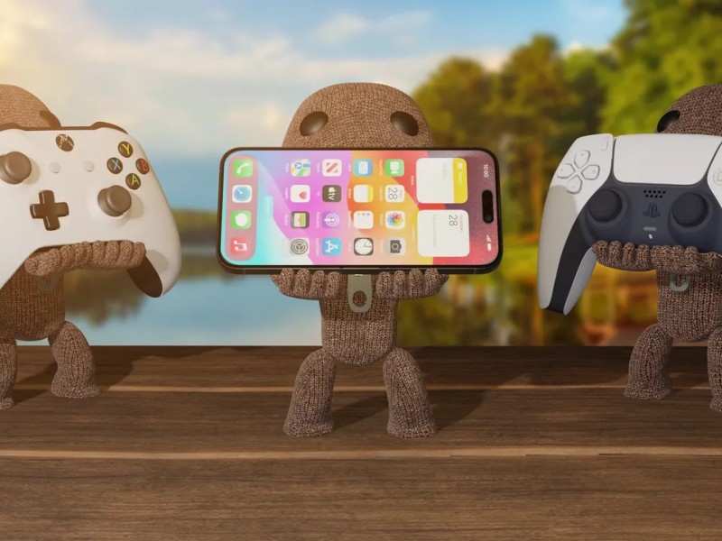 Sackboy controller/phone holder