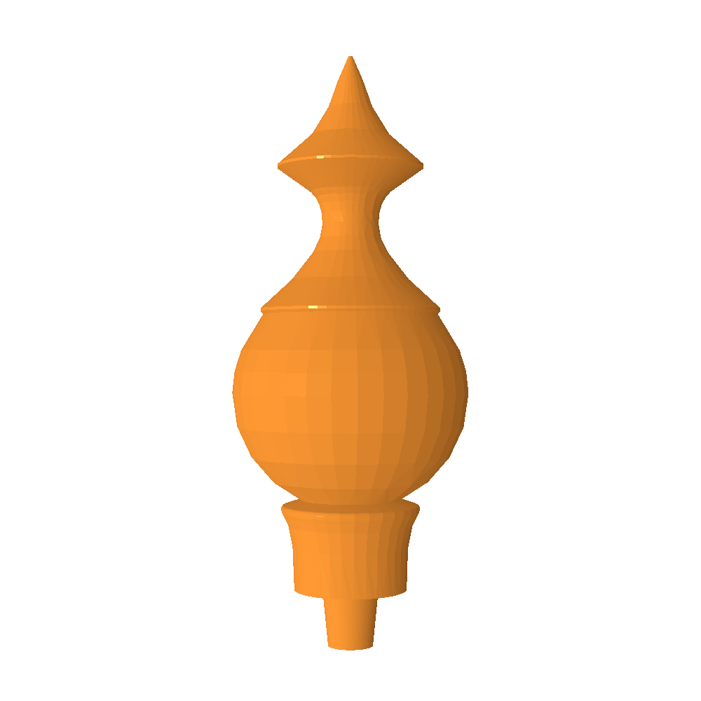 clock finial 3D models download Creality Cloud