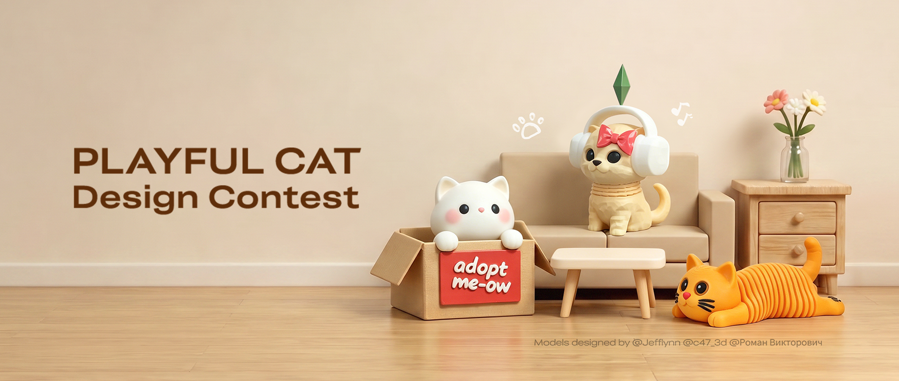 Playful Cat Design Contest