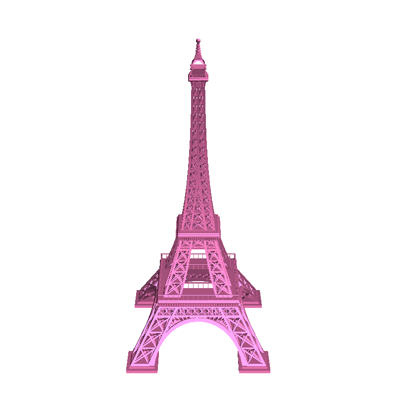 Torre Eiffel 3d Models Download Creality Cloud 4671