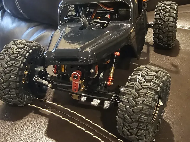 SCX24ボディおよびシャーシブロックヘッド