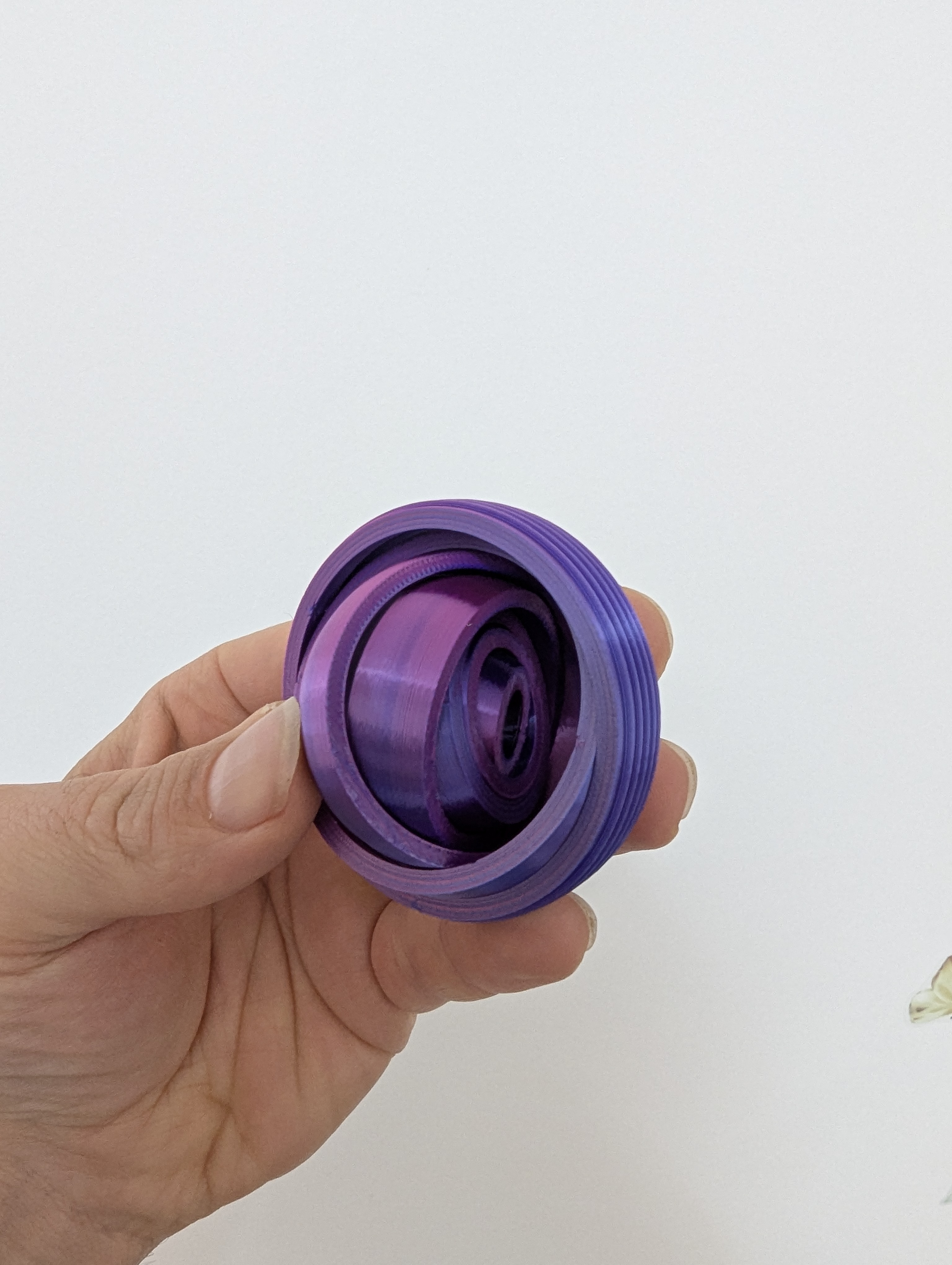 Unlimited Gyro Fidget Spinner - Toys - PLA - 3D printed product - фото 14