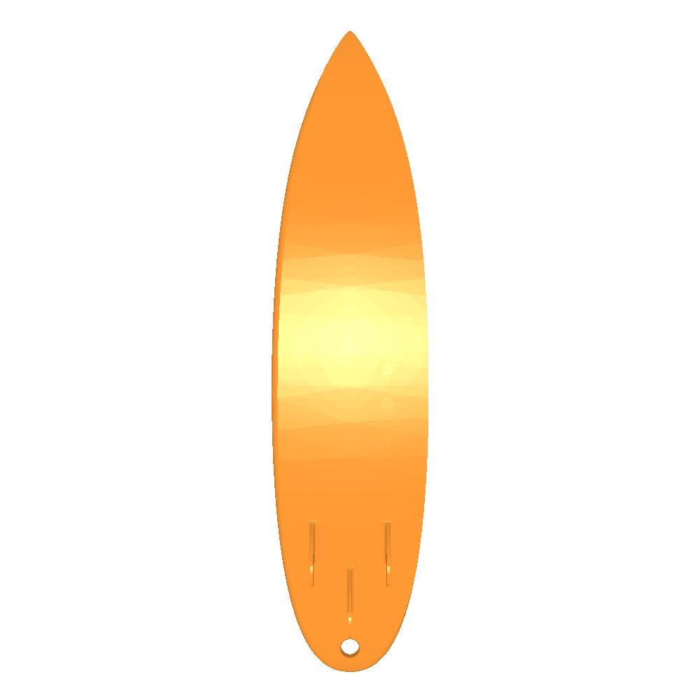 surfboard keychain