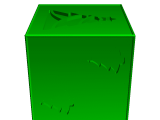 Christmas Pips D6 dice-0
