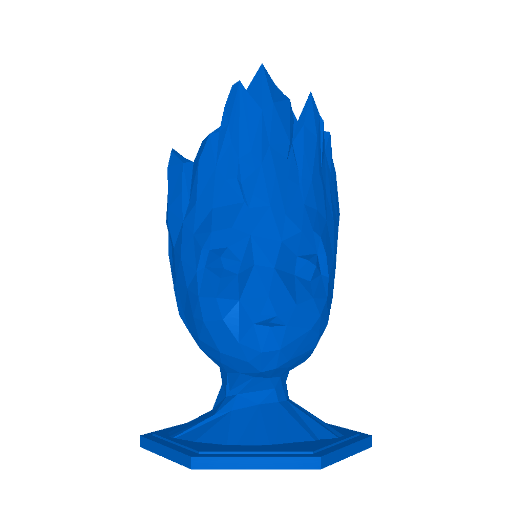 Baby groot low poly planter