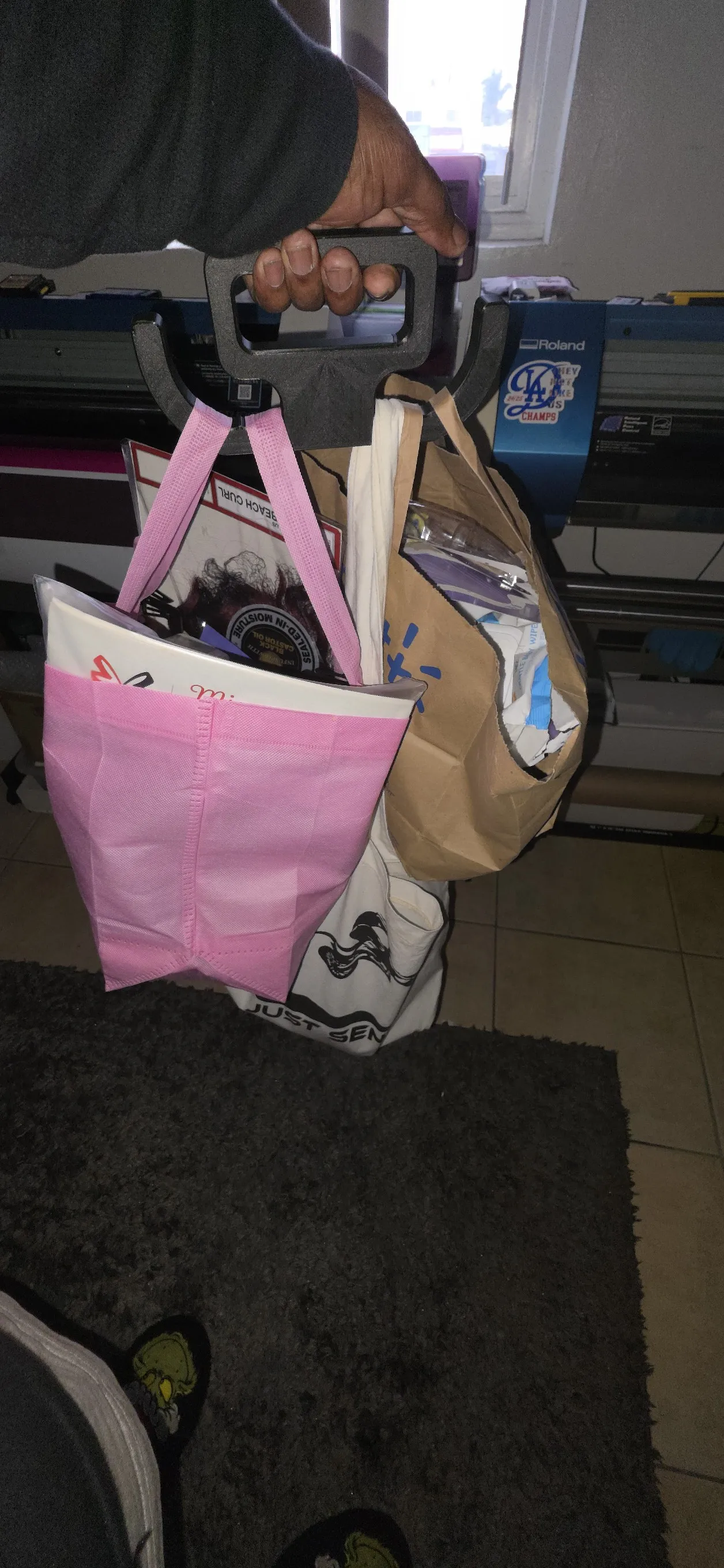 BAG CARRIER ! never go twice again !-3