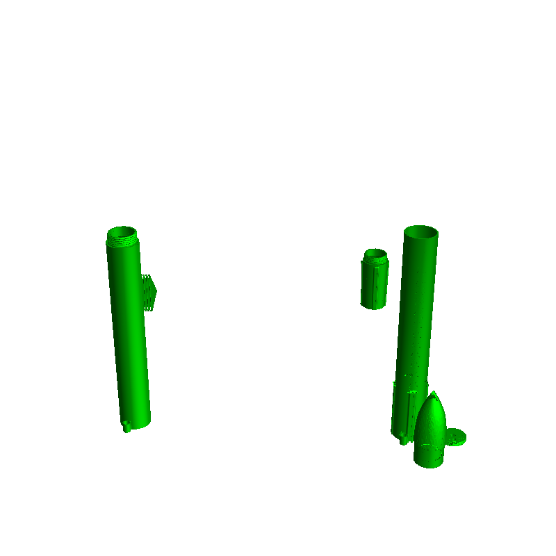 Cohete modelo AIM-7 Sparrow