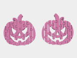 Flexi Jackolantern earrings-0
