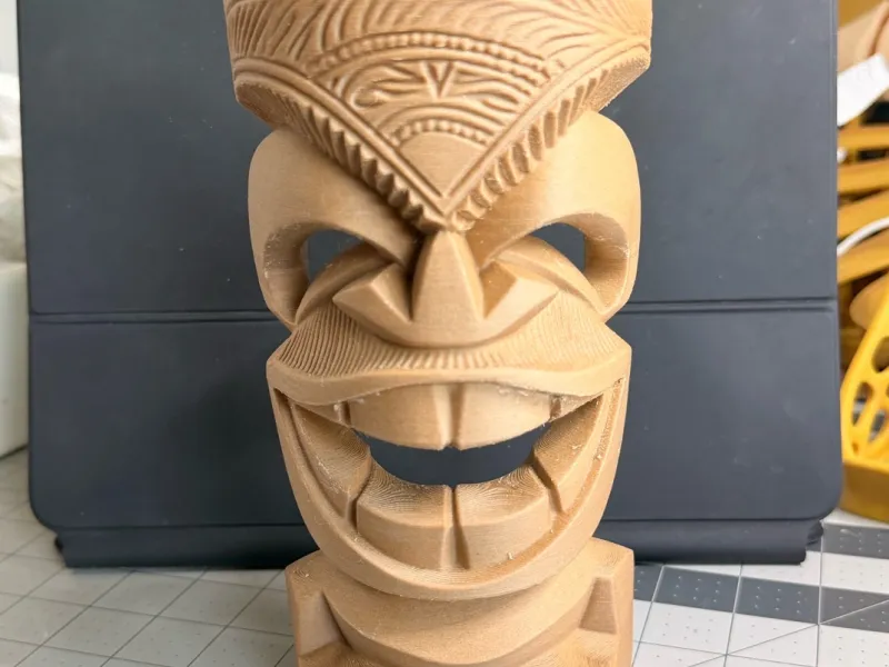 Tiki Wooden Style 1 / Small Tabletop Version