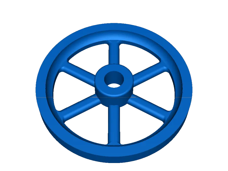 80 mm döküm volan